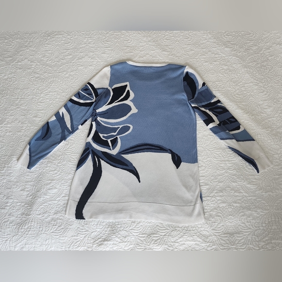 Chico's Floral Sweater | Chico 0 | S | - Picture 2 of 5